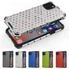 Shockproof Armor Cell Phone Cases for iPhone13 13Mini 13Pro 12Pro 11 Pro X XR XS Max 7 8Plus Honeycomb Back Cover