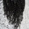 14" 16" 18" 20" 22" 24" 인간의 머리카락 확장에 변태 곱슬 클립 4B 4C 브라질 인간의 자연적인 머리 3B 3C 클립 Ins 100g 8pcs