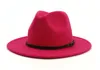 Women Fedoras Hats Wide Brim Outdoor Caps Retro Western Vaquero Faux Suede Cowboy Cowgirl Leisure Sunshade Hat8443803