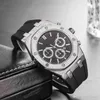 Rose Gold Watch Black Rubber Strap Mens Business Casual Caliber 36 Moda Banda de Relógio 22mm Sports Man Designer Wrri45990202020202020202020202020
