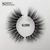 SHIDISHANGPIN 7 pares Mink 3D Lashes Natural longo Cílios 3D Mink Cílios Volume falso vison Lashes Maquiagem Extensão cílios Maquiagem