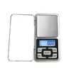 Mini elektroniczna cyfrowa skala biżuterii Skala Skala Balansowa Gram Gram LCD Skala wyświetlacza z detaliczną pudełkiem 500G/0,1G 200g/0,01G