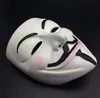 White V Mask Masquerade Mask Eyeliner Halloween Full Face Masks Party Props Vendetta Anonieme film Guy Groothandel SN1179