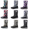 Designer de mode femmes hommes bottes Noir Bleu Rouge Camo Demi Botte hommes neige bottes d'hiver plate-forme imperméable chaussons 36-46