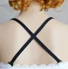 Mjuka elastiska behåband kvinnor intimat tillbehör 1 par 1 5 cm dubbel axel justerbar rem bälte flicka bh pectoral 100pair278l