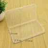 High Quality Transparent plastic box Storage Collections Product packaging boxs dressing case Clear Jar 17.6x10.4x2.4cm