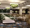 Beautiful Wedding Event decoration Walkway Flower iron Aisle Stand /pillar for wedding best0615