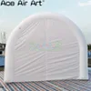 3.75mLx3mWx2.7mH Outdoor Portable White Inflatable Stage Tunnel Tent Inflatable Car Cover Garage Shelter with Mat Floor for Sale
