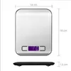 LED Electronic Digital kitchen Scales Multifunction Food Scale Stainless Steel LCD Precision Jewelry Scale Weight Balance