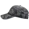 Erkek Bayan Unisex Nefes Hızlı Kuru Kamuflaj Camo Baskı Örgü Koşu Golf Sporları Güneş Snapback Trucker Beyzbol Şapkası Şapka