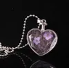 Подвески в форме сердца популярны по оптовой форме, корейской версии и все виды кристаллического ожерелья Dan89 Mix Заказать Ожерелья подвески