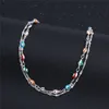 Vintage Fashion 925 Silver Anklets For Women Bohemian Summer Beach Evil Eye Chain Bracelet Foot Jewelry