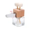 Car Air Freshener Perfume Bottle 8ML With clip Ornament Cube perfume bottles Airs Fresheners For Essential Oils Diffuser Fragrance8475623