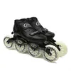 Speed ​​Inline łyżwia Włókno węglowe 490100110 mm Konkurs 4 Wheels Street Racing Skating Patines Podobne PowerSlide16665932