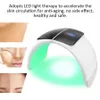 La terapia de luz 7 de fotones tratamiento del acné colores plegable llevó máquina facial pdt