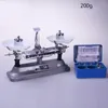Лабораторные принадлежности (200 г / 0,2 г) Прецизионные лабораторные баланс и весовой набор механической масштабы