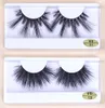 Commercio all'ingrosso 25mm Lashes 10 stili 25mm Ciglia di visone Ciglia finte Striscia spessa Ciglia di visone Trucco Ciglia di visone lunghe drammatiche alla rinfusa