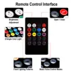 Geral Car styling remoto sem fio / Music / Voice Control Interior Andar Pé Decoração Luz Atmosfera RGB Neon LampStrip