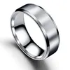 Stainless Steel Blank band Ring Gold Black Matt Art Rings Women Men Fashion Jewelry Will and Sandy