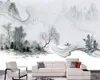 Beibehang 3d wallpaper simples estilo chinês tinta sonhadora paisagem sofá fundo papel de parede para paredes em rolos papel de parede 3d