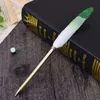 Stylo à bille plume Bling Nature avec couvercle stylo cadeau roman stylo roller cadeau de noël 8 couleurs WJ091