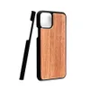 2022 Экологически чистые деревянные PC Phone Case Natural Blank Bupatternated для iPhone 11 12 13 Pro Max задняя крышка защитный чехол