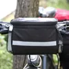 WaterprooF Road Bike Handlebar Bag Cycling Front Basket Pannier Frame Waterproof Bicycle Bags With Broader Reflective Strap1292k