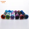 Silicone Hand Pipe with Glass Tube Inside 83mm Length Smoking Herb Tabacco Portable Mini Oil Burner Pipe 545