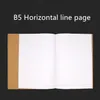 A5 notebook student school opening supplies journal diary meeting record book stationery classroom exercise book B5 kraft paper cover