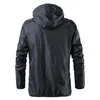 Herbst Mode Windjacke Lauf Jacke Mann Sport Jacke Gym Hoodie Outdoor Winddicht Winter Mantel Radfahren Sportswear Männlichen