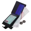 Portefeuille en cuir avec blocage RFID pour homme - Multi-cartes 8 emplacements pour cartes de crédit avec fermeture à pression avec 2 supports Po 250E