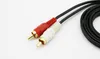 15M AV Cable 35mm Jack to 2 RCA Adapter Cable Splitter For Computer Speaker Connecctor Audio Cable6814173
