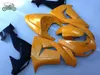 Kostenlose kundenspezifische Motorradverkleidungsteile für KAWASAKI Ninja 2006 2007 ZX10R orange schwarz Aftermarket-Verkleidungen Karosserie ZX 10R 06 07 ZX-RR ZX-10R