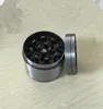 Pepper Grinders 40mm 4 Layer Tobacco Grinder For Smoking 5 Colors Zicn Alloy Cnc Teeth Colorful Grinders Fit Dry Herb BH0295