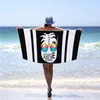 summer fish pineapple print beach towel swimming pool bathroom wrap microfiber bath towels for adults kids