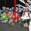 Dekoracje świąteczne wiszące ozdoby dzwonki kutego żelaza pomalowane ozdobione wisiorek do dzwonka drzewnego 1