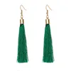 Alloy tassel short earrings women's long tassel pendant earrings girls elegant intellectual Valentine's Day gifts