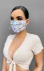 2020 Luxe Designer Gezichtsmasker Beschermende Masker Ultraviolet-Proof Stofdicht Rijden Fietsen Sport Print Mond Maskers Dames Outdoor Lotsstijl