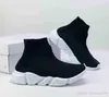Nya Märke Mode Barn Skor Barn / Baby Running Sneakers Boots Toddler Boy och Girls Wool Stickade Athletic Socks Skor