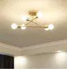현대 LED 천장 샹들리에 조명 거실 침실 샹들리에 크리 에이 티브 홈 조명기구 AC110V / 220V 무료 배송