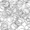 100 dużych 30mm dzielonego pierścienia brelok Holder Loop Hoop