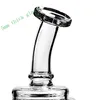 Narguilés Recycler Dab Rig avec Perc Clear Glass Pipe à eau mini bécher bongs banger 7,5 pouces