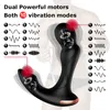 Speeltjes voor Mannen Prostaat Massager Vibrator Butt Plug Anale Tail Roterende Draadloze Afstandsbediening USB Opladen Volwassen producten voor MAN CY200520