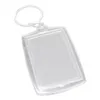 50 PCS Nyckelkedjor Nyckelringar med transparenta bildramar smycken Keyrings DIY Pendant Keychains Accessories1745