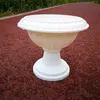 2 sztuk / partia Moda Rekwizyty ślubne Dekoracyjne Sztuczne Hollow Roman Columns White Color Plastic Pillars Road Cytited Party Event