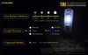 Nitecore Mini Torch 300 Lumens Tiki Futuristic Keychain Light USB Liion Liion LED Lampe de poche pour le camping en plein air4012674