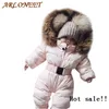 Infant Baby Winter Down Parka Boy Girl con cappuccio caldo vestito spesso vestiti per bambina