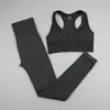 10 Colors Seamless Yoga Set Women Fitness Clothing Sportswear High Waist Gym Leggings+Push Up Sport Bra 2 Piece Sports Suits