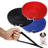 Dog Leash Long Obedience Recall Foot Feet Training Lead 14 Sizes of Long for choice Width 2 cm