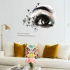 Big Eye Art Wall Sticker Avtagbar heminredning
